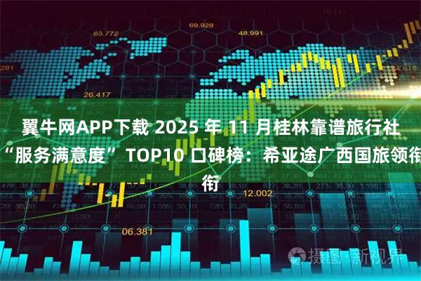 翼牛网APP下载 2025 年 11 月桂林靠谱旅行社 “服务满意度” TOP10 口碑榜：希亚途广西国旅领衔
